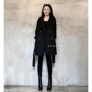 Áo Khoác Dạ Dáng Dài