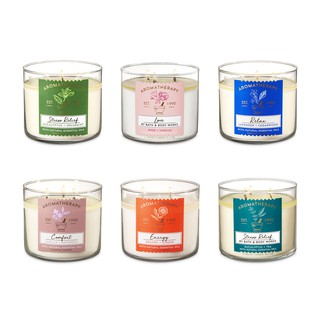 Nến thơm 3 bấc Aroma Therapy Bath & Body Works/ Aroma Therapy 3-Wick Candle Bath & Body Works