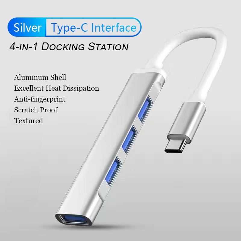 Trạm Kết Nối Type-C USB hub One Cho Máy Tính Phù Hợp Với Điện Thoại Di Động Laptop