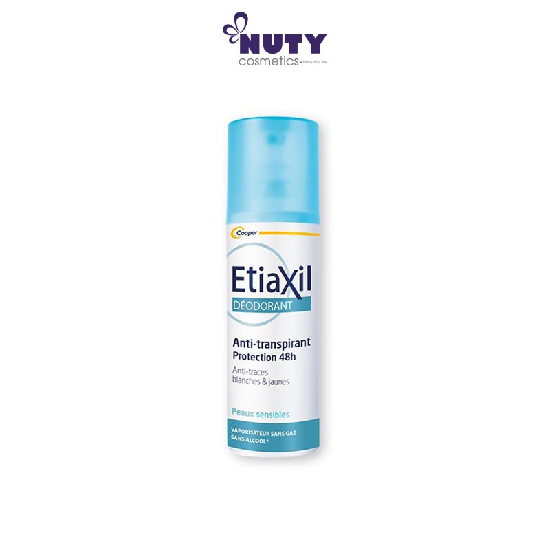 Xịt Khử Mùi Etiaxil Déodorant Anti-Transpirant 48h Anti-Traces Blanches & Jaunes (100ml)