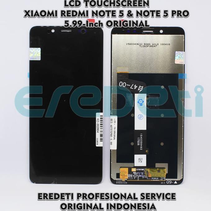 Linh Kiện Điện Tử Ayt 765 Lcd Tc Xiaomi Redmi Note 5 & Note 5 Pro 5.99 "Original Kd-002864 Đen