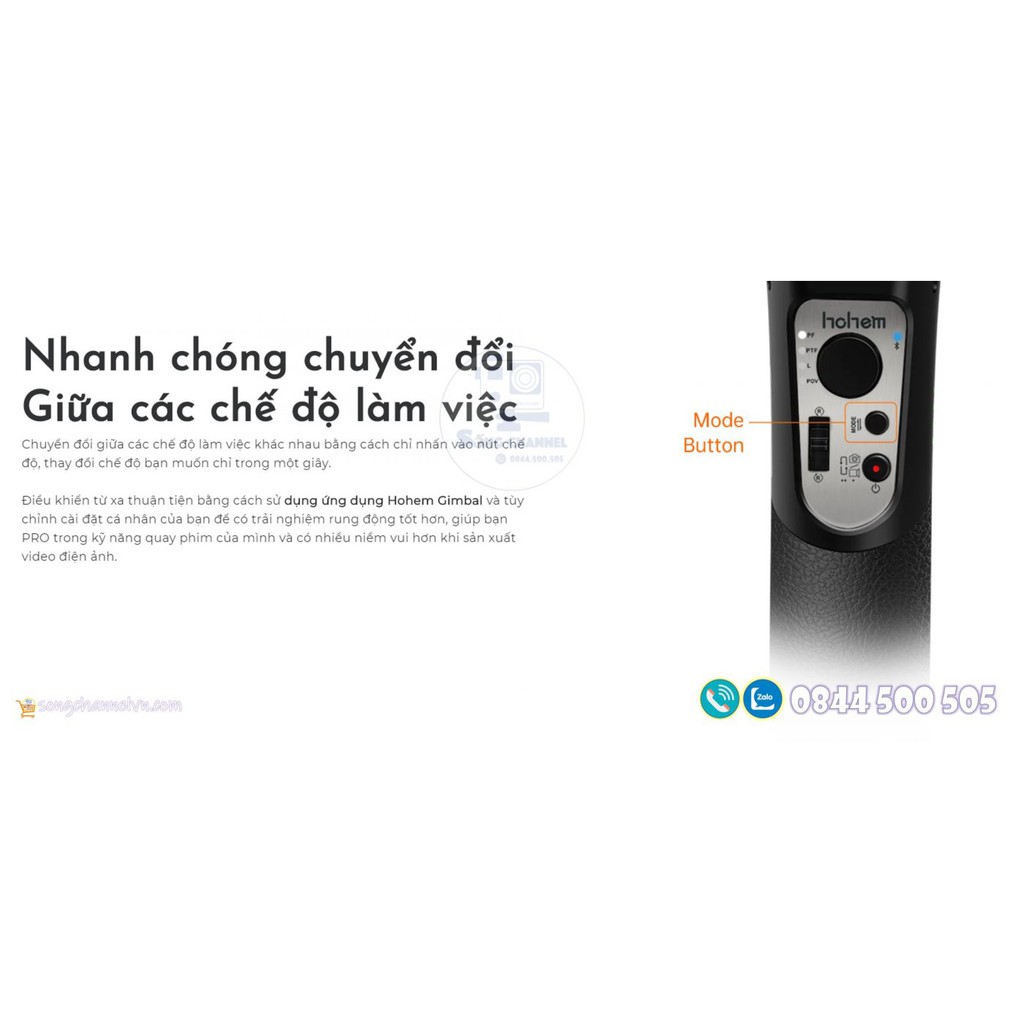 Gimbal Chống Rung Hohem iSteady Pro 3 [CHÍNH HÃNG] Sử Dùng Gopro 8/7/6/5/4 - Action Camera | BigBuy360 - bigbuy360.vn