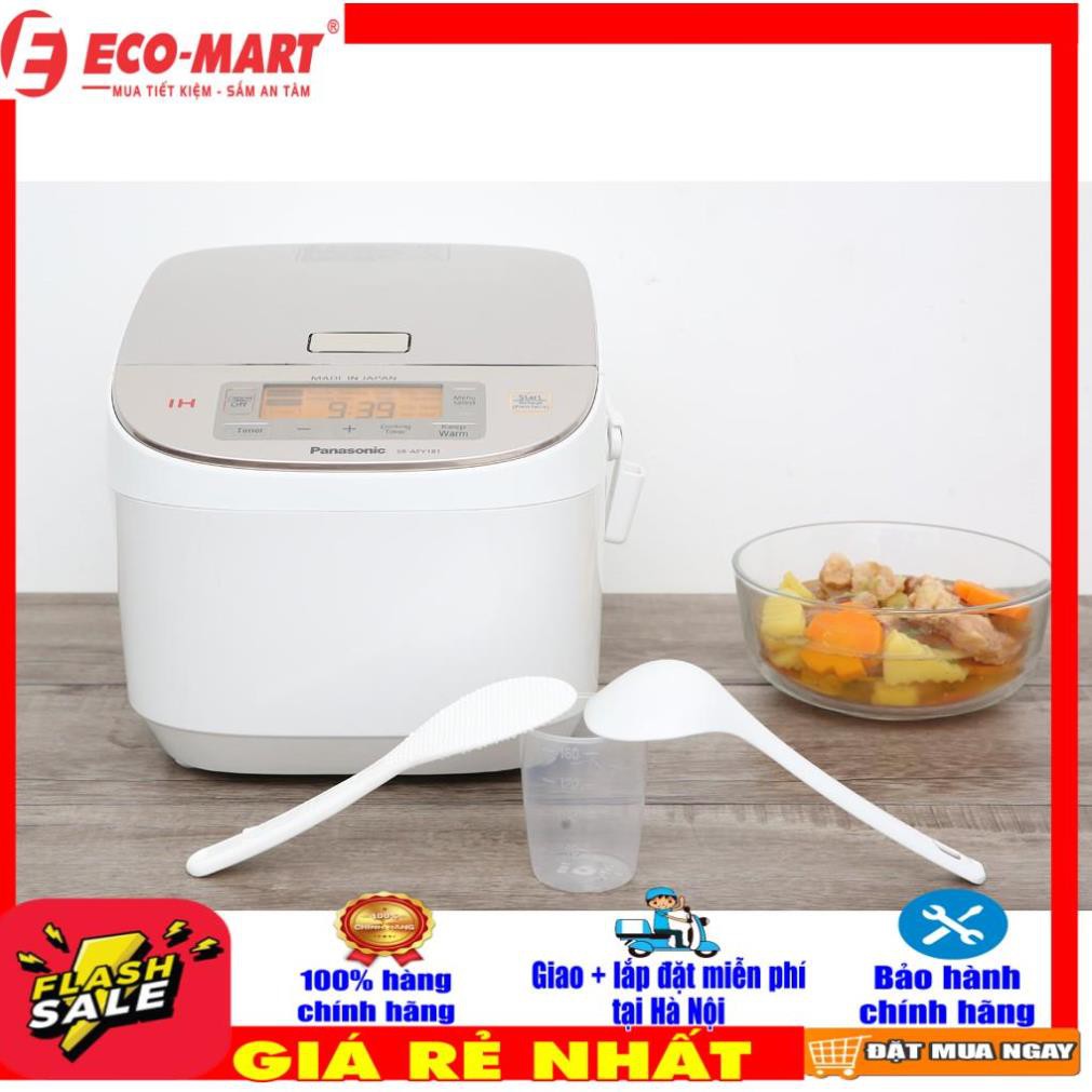 Nồi cơm điện cao tần Panasonic SR-AFY181WRA, dung tích 1.8L, Made in Japan