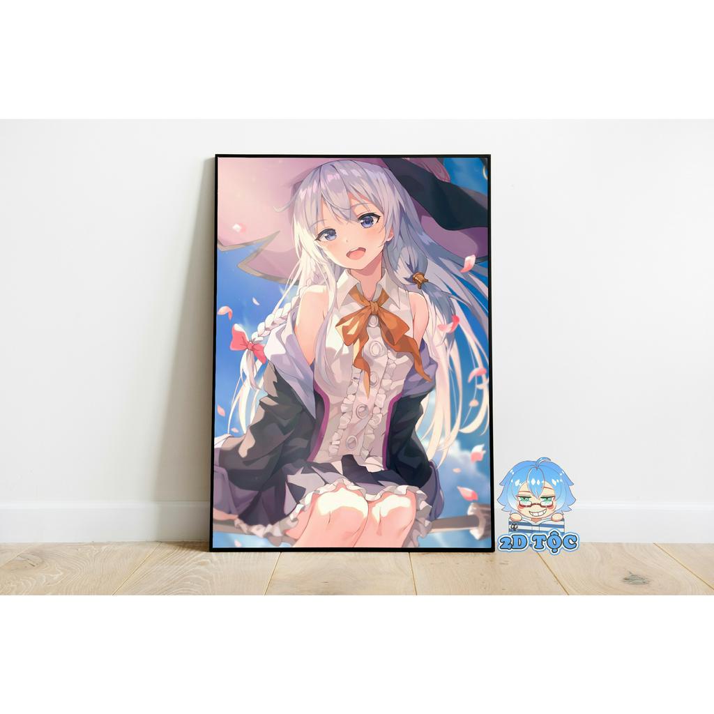 TRANH POSTER A3 Anime Manga Hành trình của Elaina Majo no Tabitabi  CHẤT LIỆU GIẤY CAO CẤP - 2D Tộc Shop