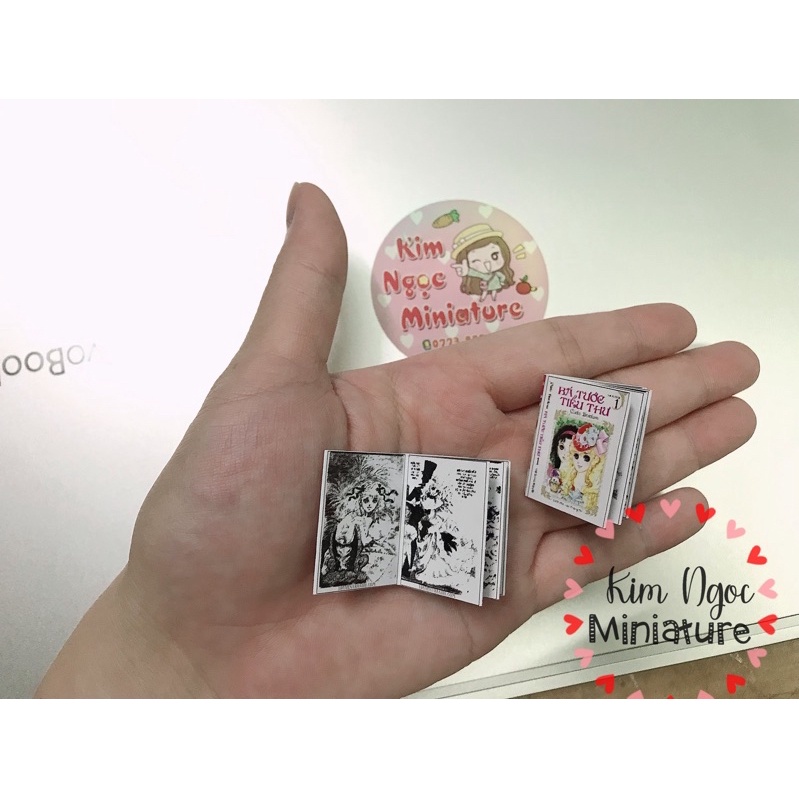 Truyện mini trang trí nhà búp bê 1:12 1:6, có nhận làm theo yêu cầu