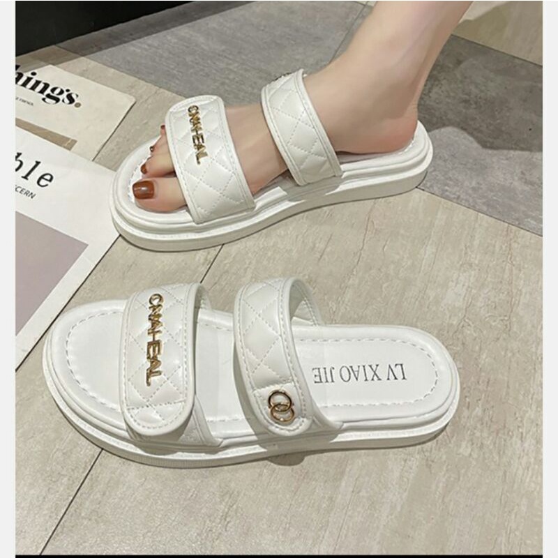 Dép Quai Hậu Dép Nữ 2 Quai Ngang Sang Chảnh Đế PU 3P Siêu Nhẹ Cực Êm Da Mềm 35-39
