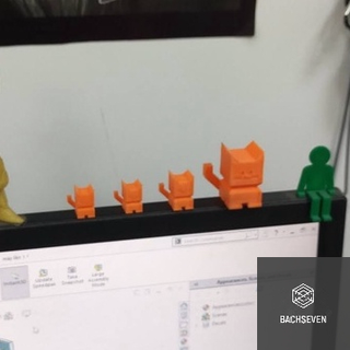 Đàn Mèo in 3D siêu dễ thương cute