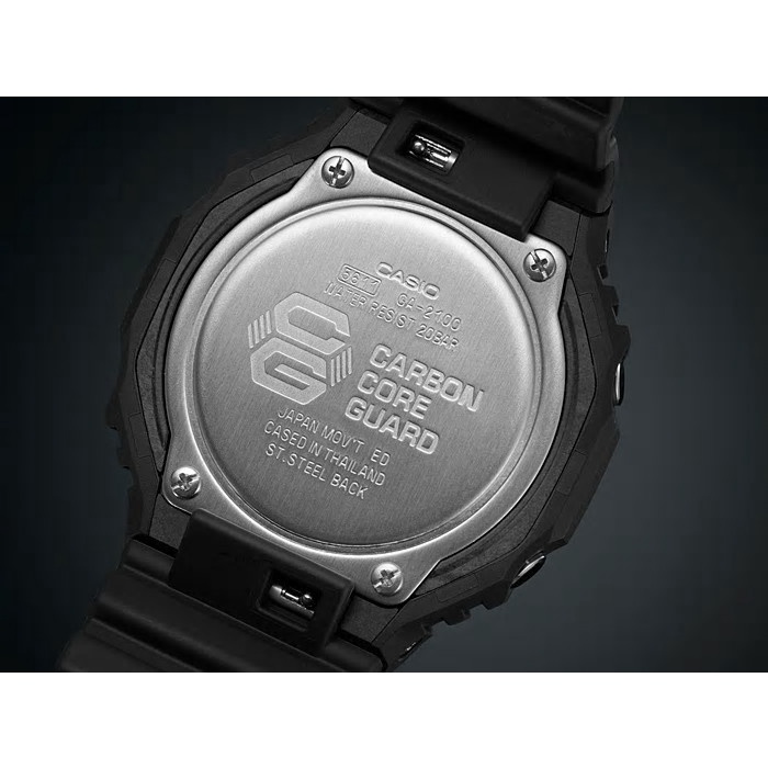 Đồng Hồ Casio Nam Dây Nhựa GSHOCK GA-2100-1A4DR Chính Hãng