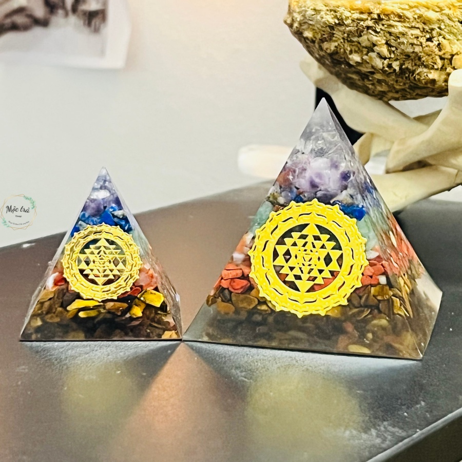 Kim Tự Tháp Năng Lượng, Đá Năng Lượng Orgonite, Đá Thạćh Anh Kim Tự Tháp