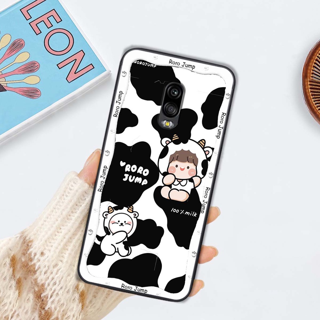 Ốp lưng Samsung J7 Plus / J7+ in hình gấu cute,bò sữa 3D cute dễ thương bảo vệ điện thoại.