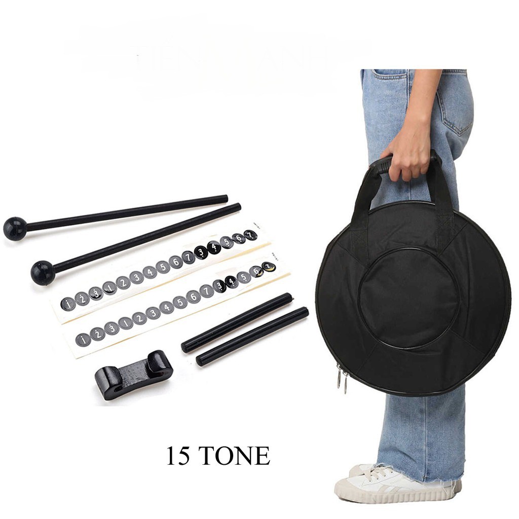 Trống Tank Huashu Drum 15 và 13 Tone THL15, THL13 (Trống Không Linh Lưỡi Thép Steel Tongue)