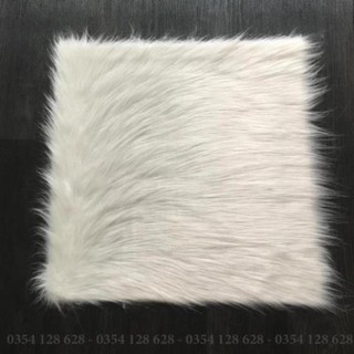 Thảm lông màu trắng chụp hình hoặc trang trí nhà