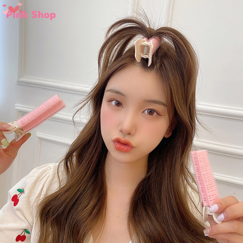 Kẹp phồng chân tóc Pinkshop không cần dùng nhiệt không hại tóc và da đầu
