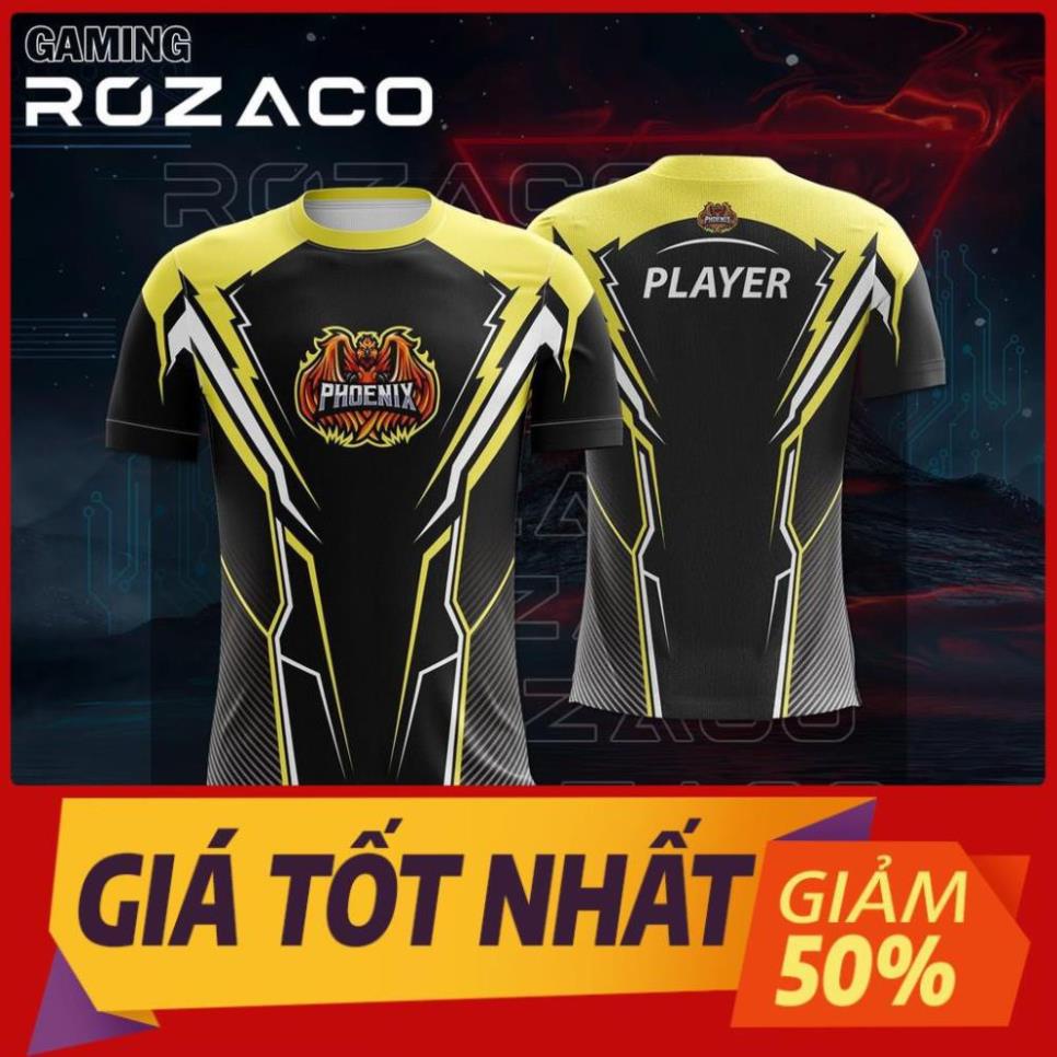 Áo Game Thủ Thể Thao Thi Đấu Chính Thức ROZACO Mobile Legends-03 Vải Mè Thái Lan Có Ảnh Thật ་ *