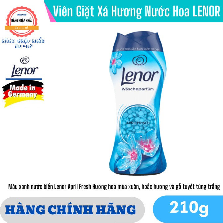 Viên Giặt Xả Hương Nước Hoa LENOR 210g Hương hoa mùa xuân, hoắc hương và gỗ tuyết tùng trắng