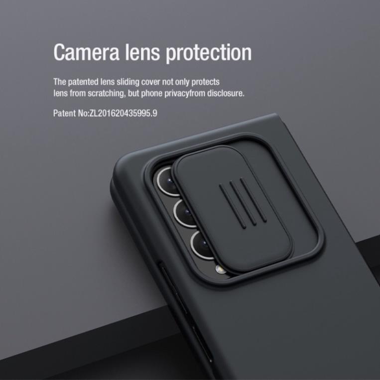Ốp lưng Nillkin Mềm mình chống bẩn cho Samsung Z Fold 3 5G Camshield Silky cao cấp