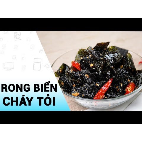 [ ĂN VẶT SIÊU NGON ] Combo 04 Hủ Rong Biển Cháy Tỏi Ớt ăn liền (Date: 06 tháng )- Đồ ăn vặt nhà làm.