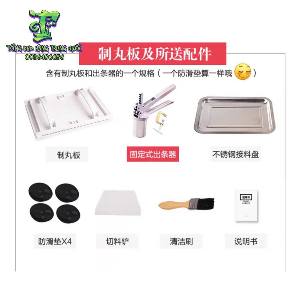 Khuôn làm viên hoàn mềm, máy vo viên hạt trân châu, vo viên bánh nhãn cao cấp đường kính 6-12mm giá rẻ