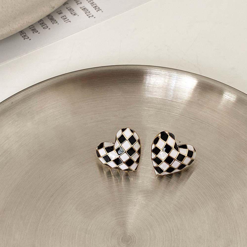 Bông Tai Kim Loại Hình Học Đơn Giản Ngọt Ngào VANES1