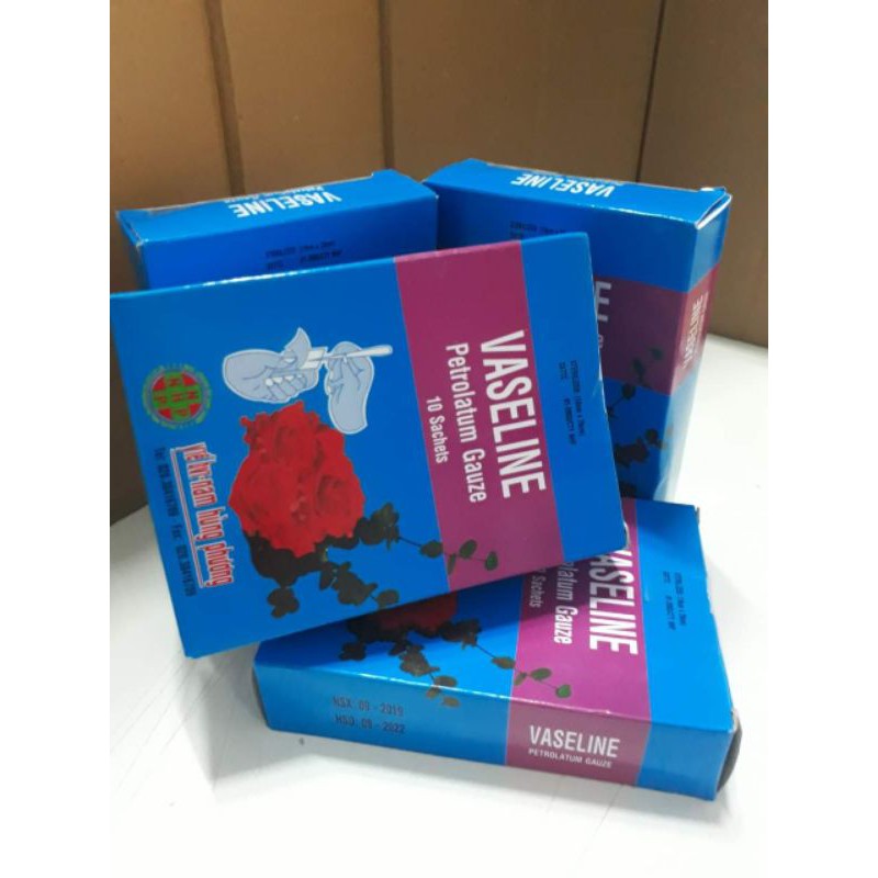 Gạc Vaseline đắp bỏng vết thương