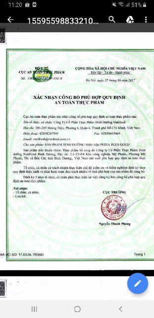 Sữa bột pedia plus gold 900g