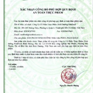 Sữa bột pedia plus gold 900g (date 4.2022)