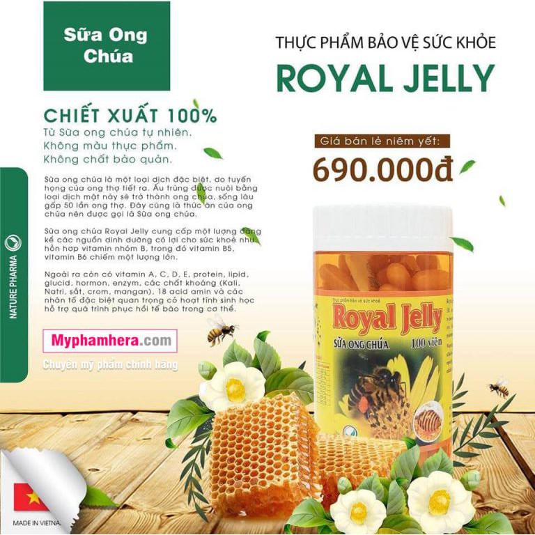 Viên sữa ong chúa Schon Royal Jelly 100 viên [SP Chính Hãng]