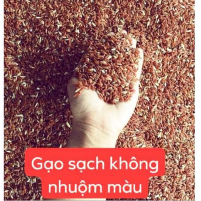 Gạo lứt mix đỗ đen rang tay bằng củi hoa nhài, lá sen