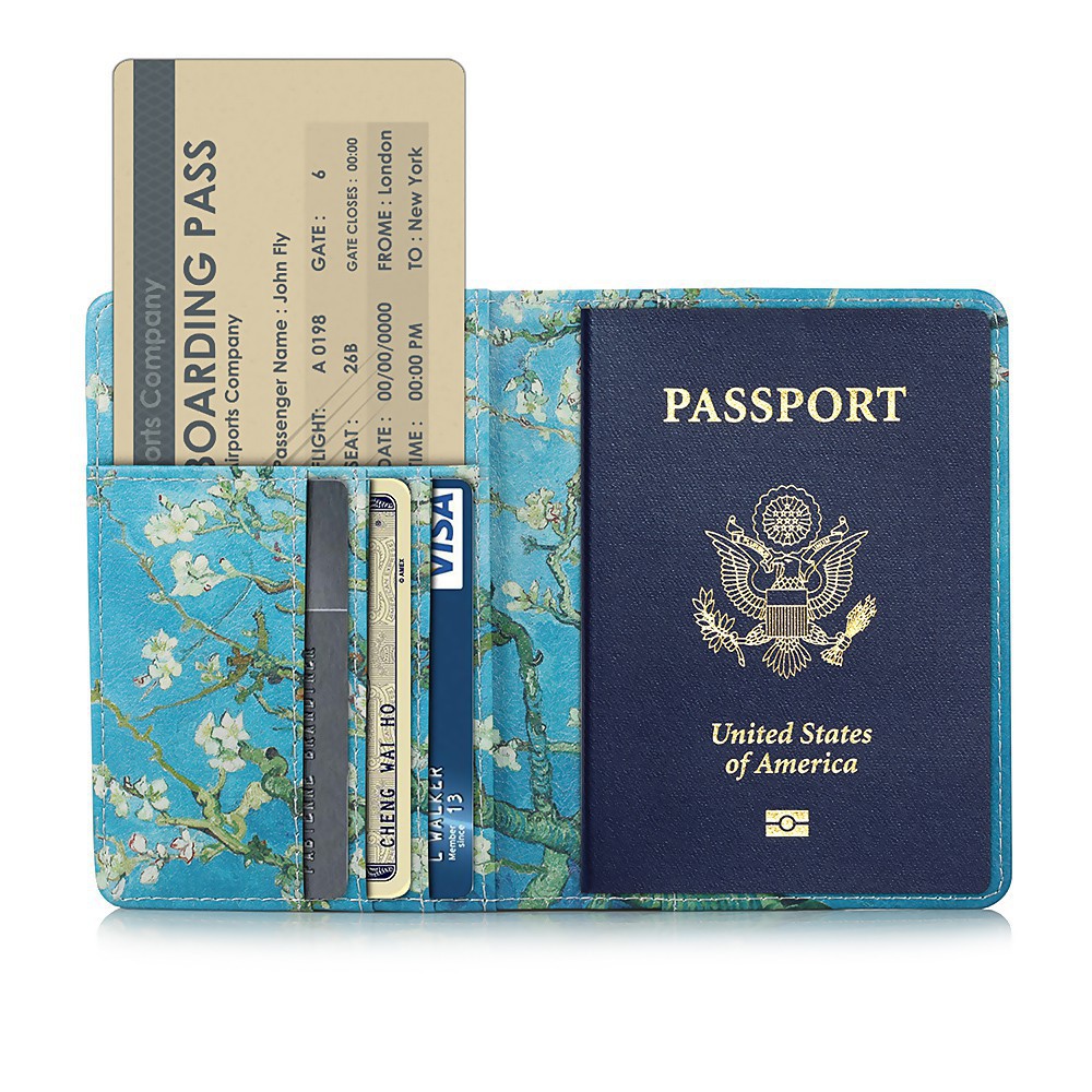 klf-Travel Credit Card Boarding Pass Passport Protective Cover Wallet Holder