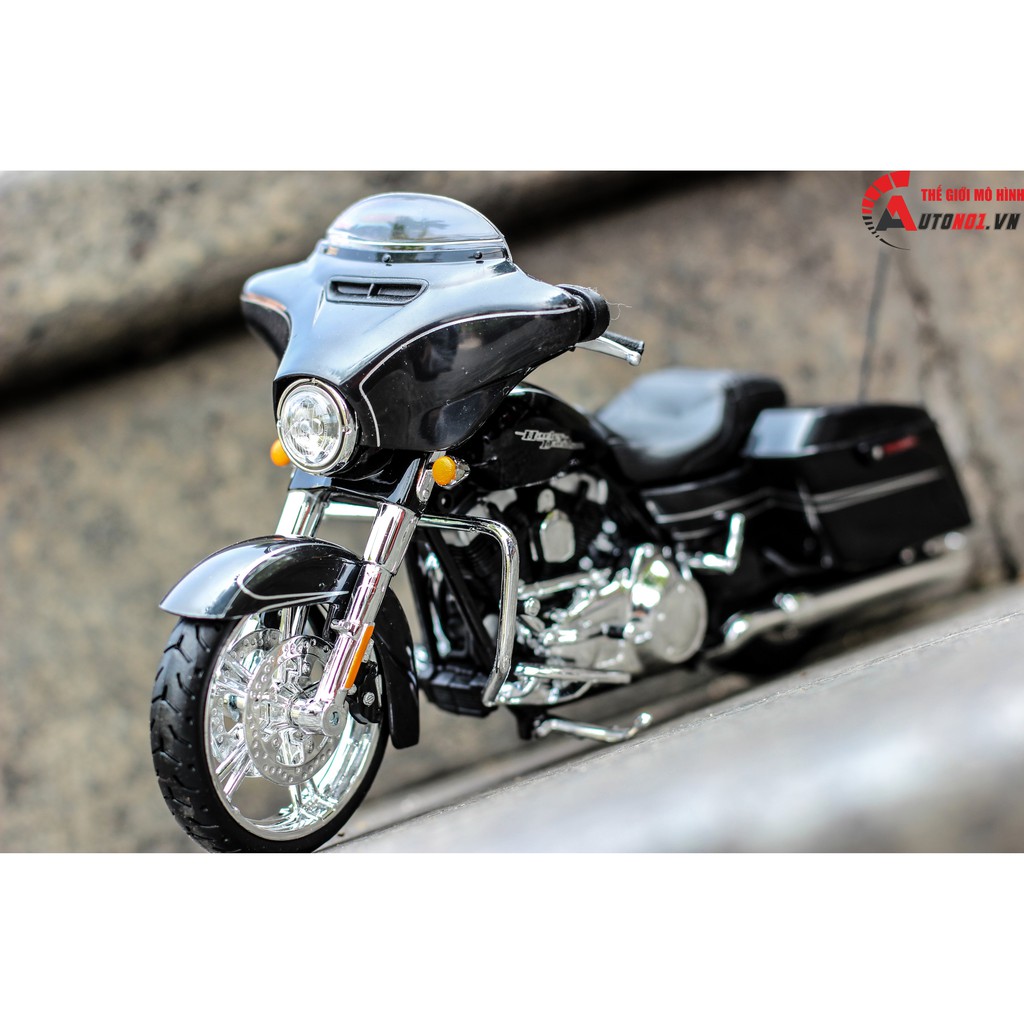 MÔ HÌNH XE HARLEY DAVIDSON 2015 STREET GLIDE SPECIAL BLACK 1:12 MAISTO 1783