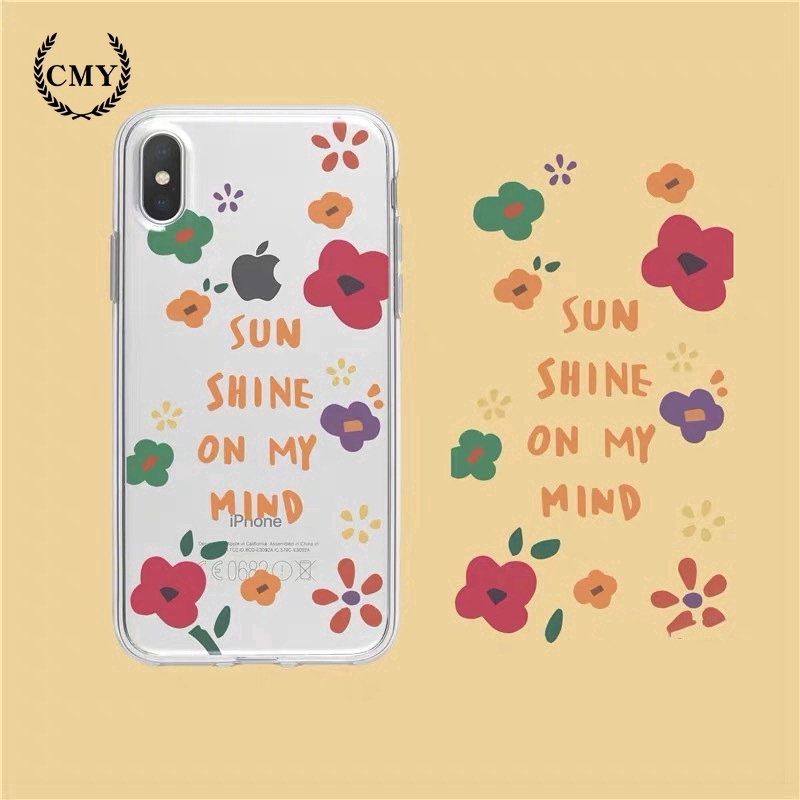 Ốp điện thoại họa tiết hoa nhiều màu xinh xắn cho iPhone11/11Pro 11pro Max X XR XS XS MAX 6 7 8 plus | BigBuy360 - bigbuy360.vn