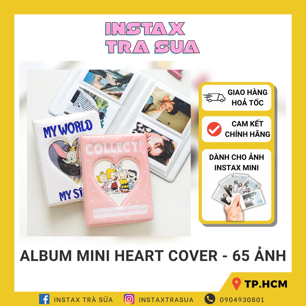 ALBUM INSTAX MINI (65 ảnh) - HEART COVER ALBUM