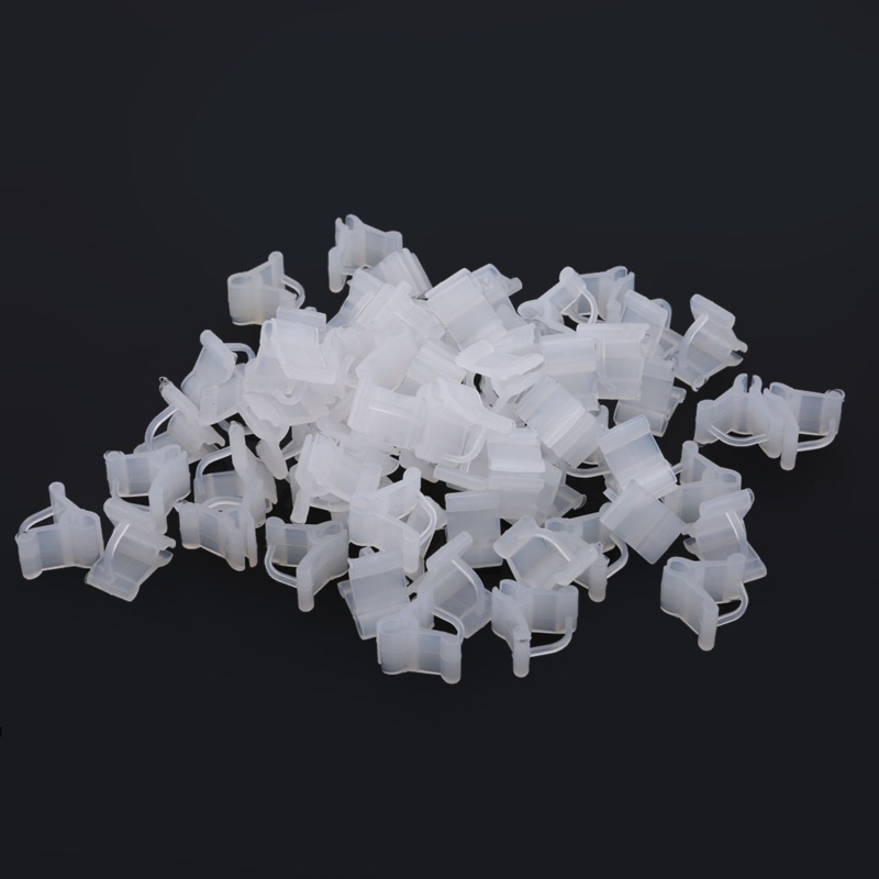 Set 100 kẹp trong suốt hỗ trợ ghép cành cây