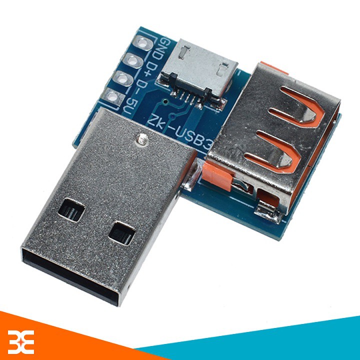 Mạch Chuyển Đổi USB Đực Sang USB Cái Và USB Micro | WebRaoVat - webraovat.net.vn