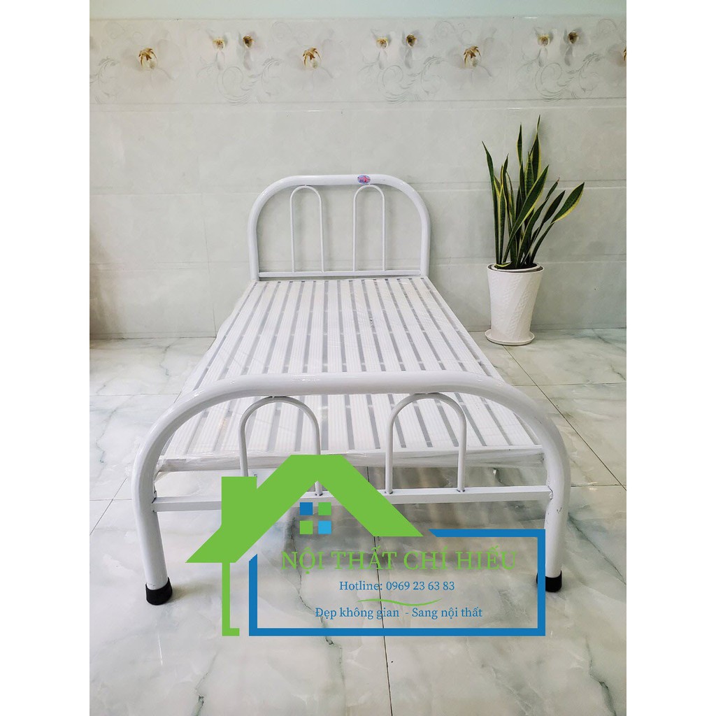 Giường sắt Đơn Giản 1m x 2m