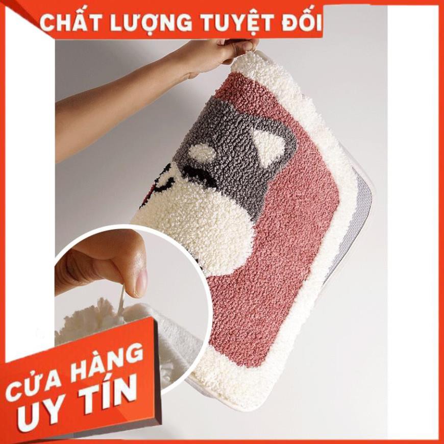 [Hàng loại 1 cao cấp] Thảm chùi chân để trước cửa nhà, chống trượt chất liệu cao cấp thấm hút nước