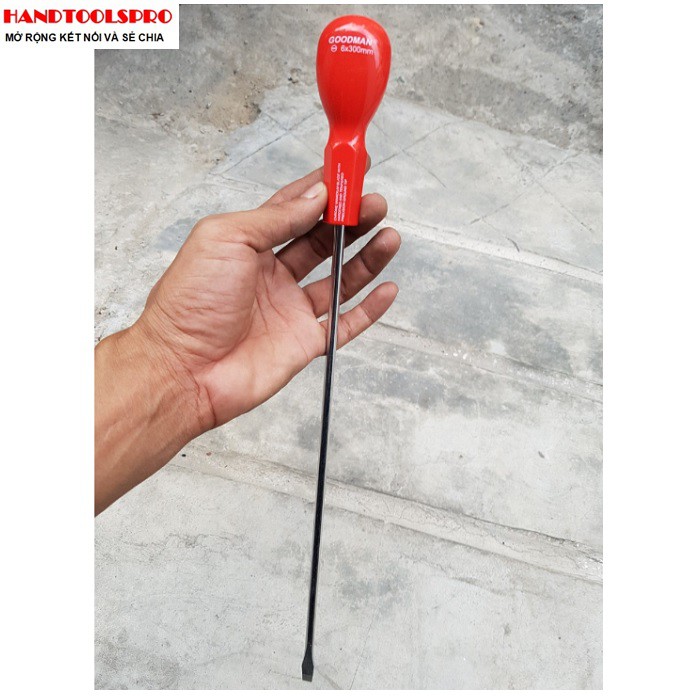 Tua Vít bầu đỏ 6x300mm P38 dẹp GOODMAN