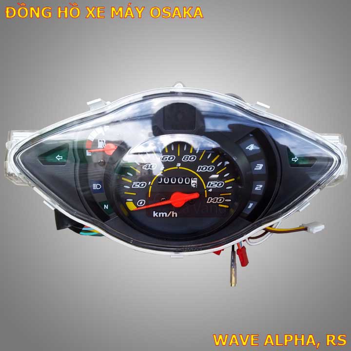 Đồng hồ xe máy Wave Alpha, RS, S100 chất lượng như Zin chính hãng OSAKA