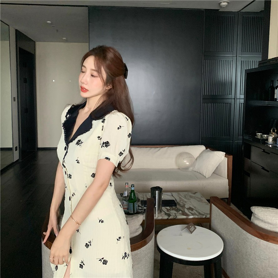 Đầm Nữ Tay Dài Thêu Hoa Thời Trang Thanh Lịch | BigBuy360 - bigbuy360.vn