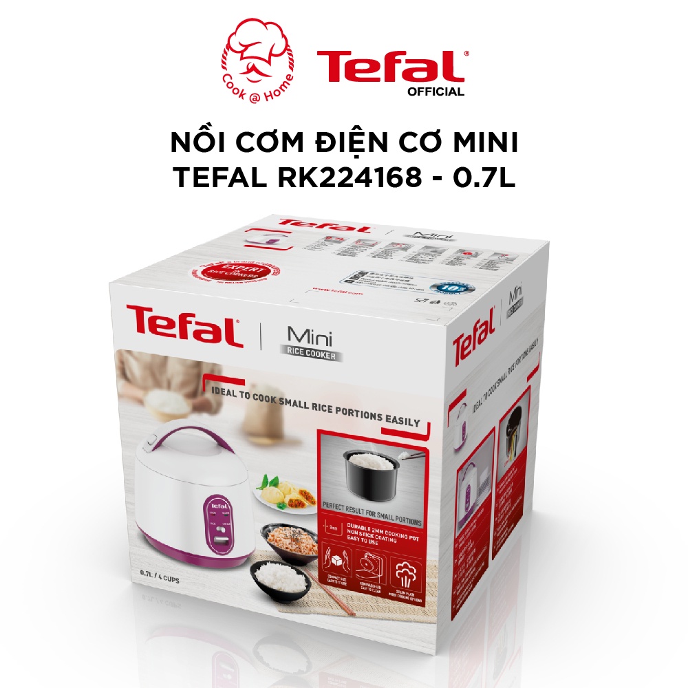 Nồi cơm điện cơ mini Tefal RK224168 – 0.7L, 300W