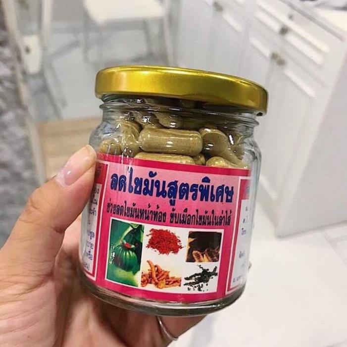 GIẢM CÂN KHỬ MỠ ĐÔNG Y THÁI LAN 150 VIÊN- Xổ mỡ bà già