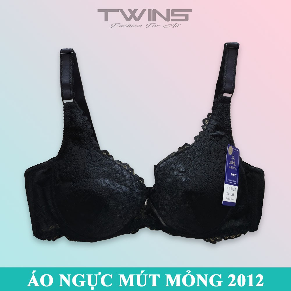 Áo ngực nữ ren sexy nâng ngực Aseity 2012 có gọng mút mỏng nguyên ngực size 36-38-40-42