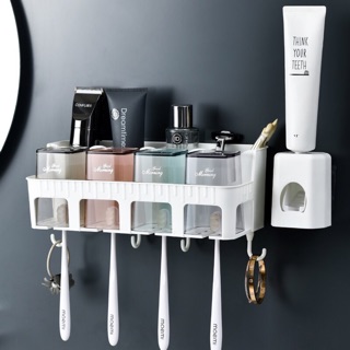 Bộ dụng cụ nhả kem đánh răng tự động 2-4 cốc