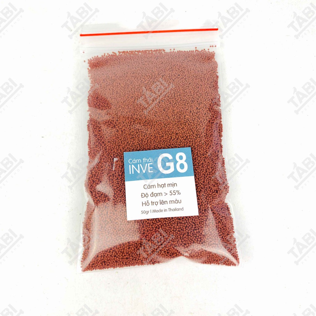 50g Thức Ăn Cá Cám Thái Inve G8 (0.8mm) Cho Cá Beta, Guppy, Vàng,…[INVE]