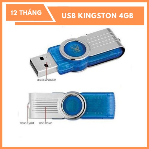 USB Kingston 4GB - Tem FPT - Chính hãng - Bảo Hành 12 Tháng - Màu ngẩu nhiên | BigBuy360 - bigbuy360.vn