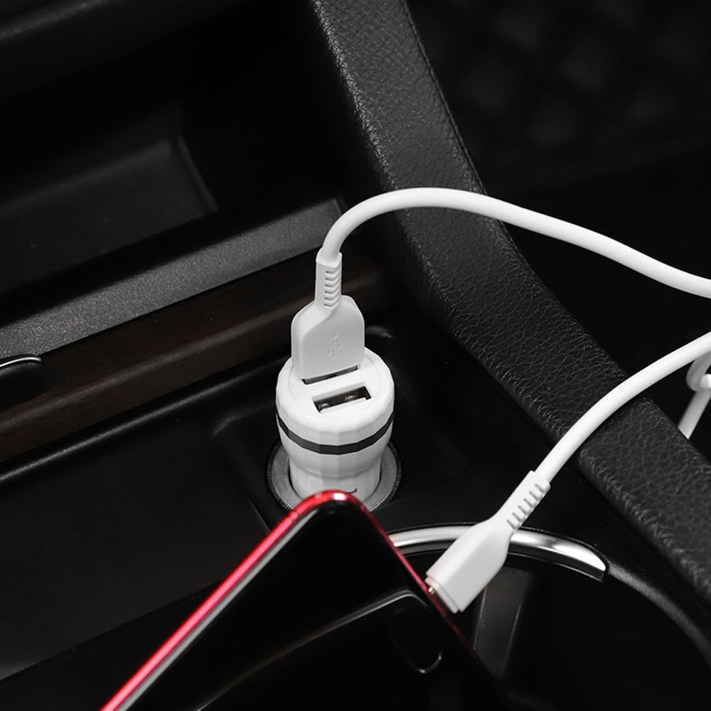Tẩu Sạc Ô Tô Hoco Z27 2 Cổng 2.4A - Sạc Nhanh Cho Ô Tô