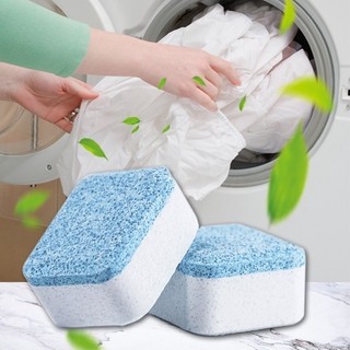 [ Giá RẺ ] Set 12 Viên Tẩy Vệ Sinh Lồng Máy Giặt, Sủi sạch vi k.huẩn, Tẩy Sạch Cặn Bẩn Lồng Giặt - Viên Sủi Làm Sạch