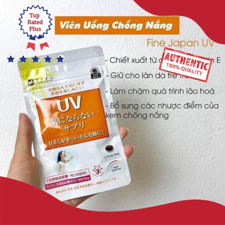 (Chuẩn Nhật,đủ bill) Viên uống chống nắng UV Care Plus Fine Japan | BigBuy360 - bigbuy360.vn