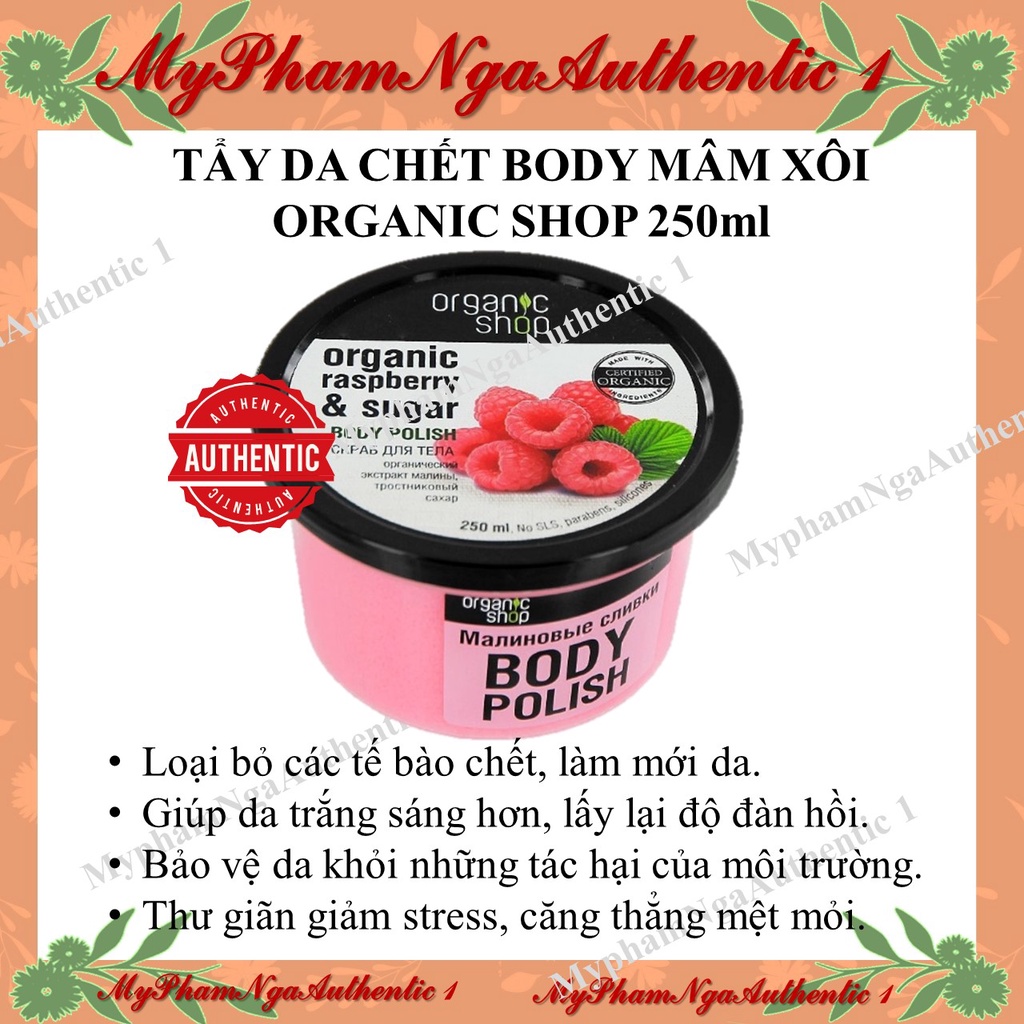 Tẩy Da Chết Body Trái  Mâm Xôi