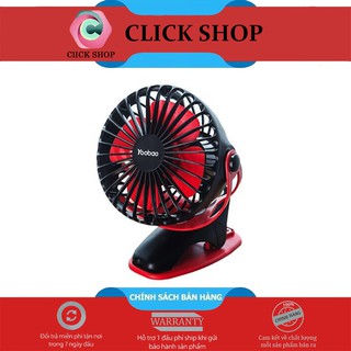 Yoobao f04 quạt kẹp bàn yoobao f04 pin 6400mAh - Quạt tích điện mini chân kẹp đa năng